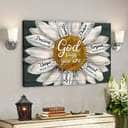 Bible Verse Christian Canvas Wall Art Daisy God Says You Are Religious Gift Bible Verse Christian Canvas Wall Art Daisy God Says You Are Religious Gift
