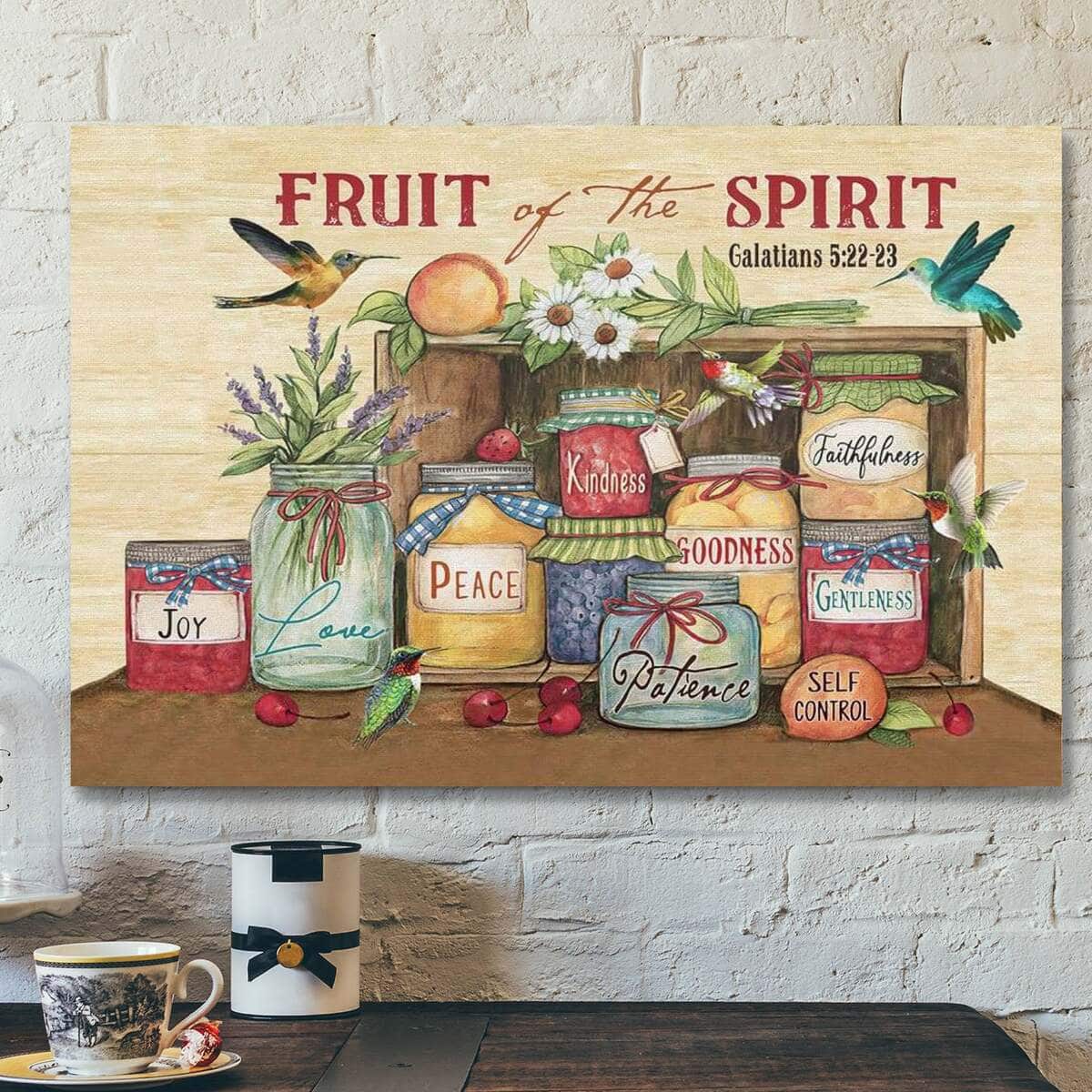 God Religious Gift Jesus Fruit Of The Spirit Galatians 522-23 Bible Verse Canvas Wall Art God Religious Gift Jesus Fruit Of The Spirit Galatians 522-23 Bible Verse Canvas Wall Art