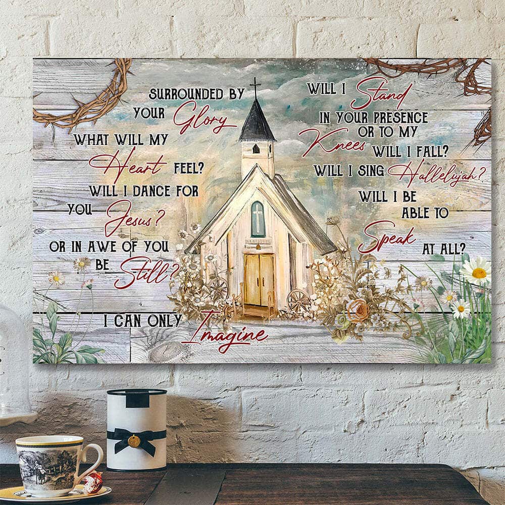 I Can Only Imagine Church Jesus Christian Faith Bible Verse Canvas Wall Art I Can Only Imagine Church Jesus Christian Faith Bible Verse Canvas Wall Art