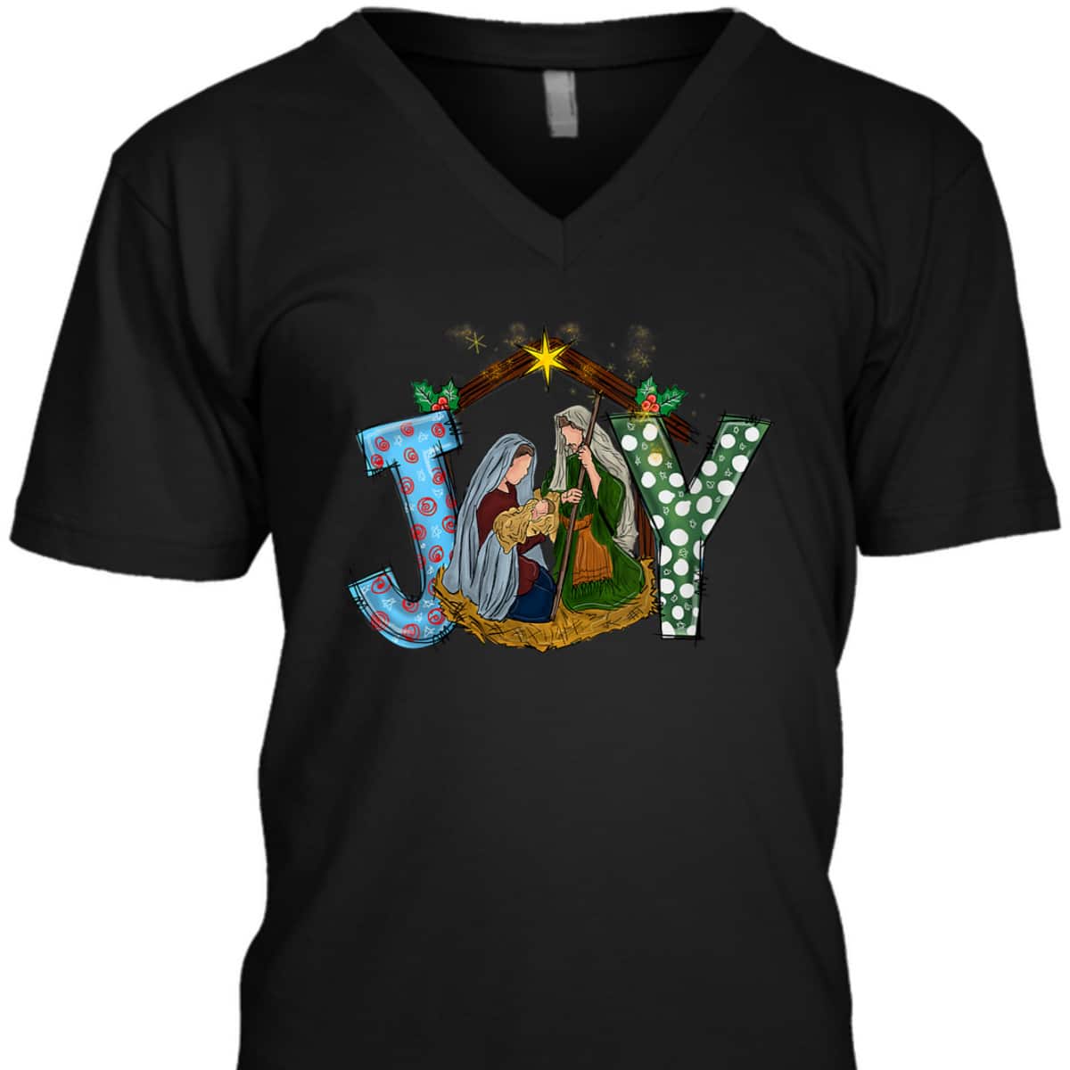 Christmas Joy Baby Jesus Religious Nativity Christian Xmas T-Shirt Christmas Joy Baby Jesus Religious Nativity Christian Xmas T-Shirt