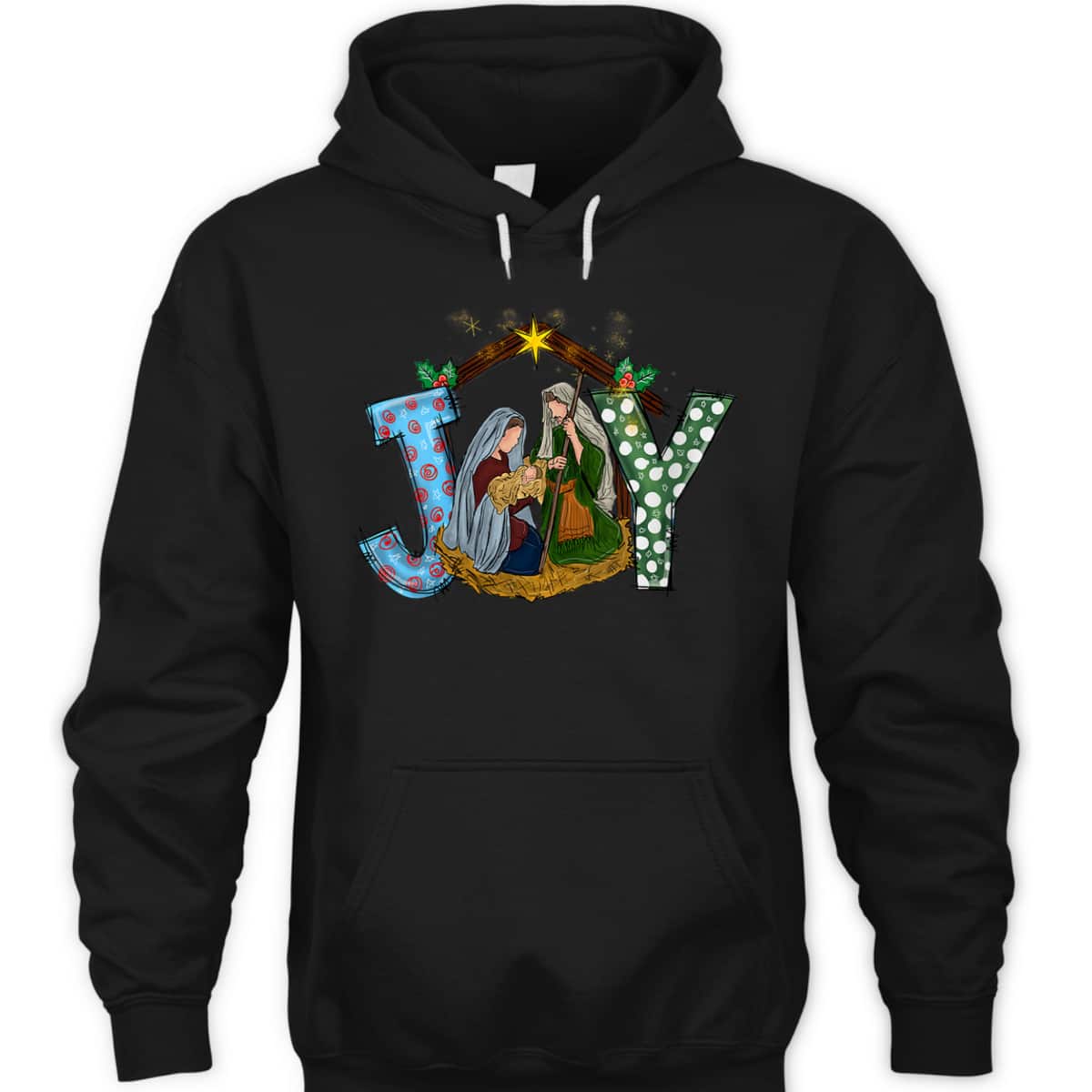 Christmas Joy Baby Jesus Religious Nativity Christian Xmas T-Shirt