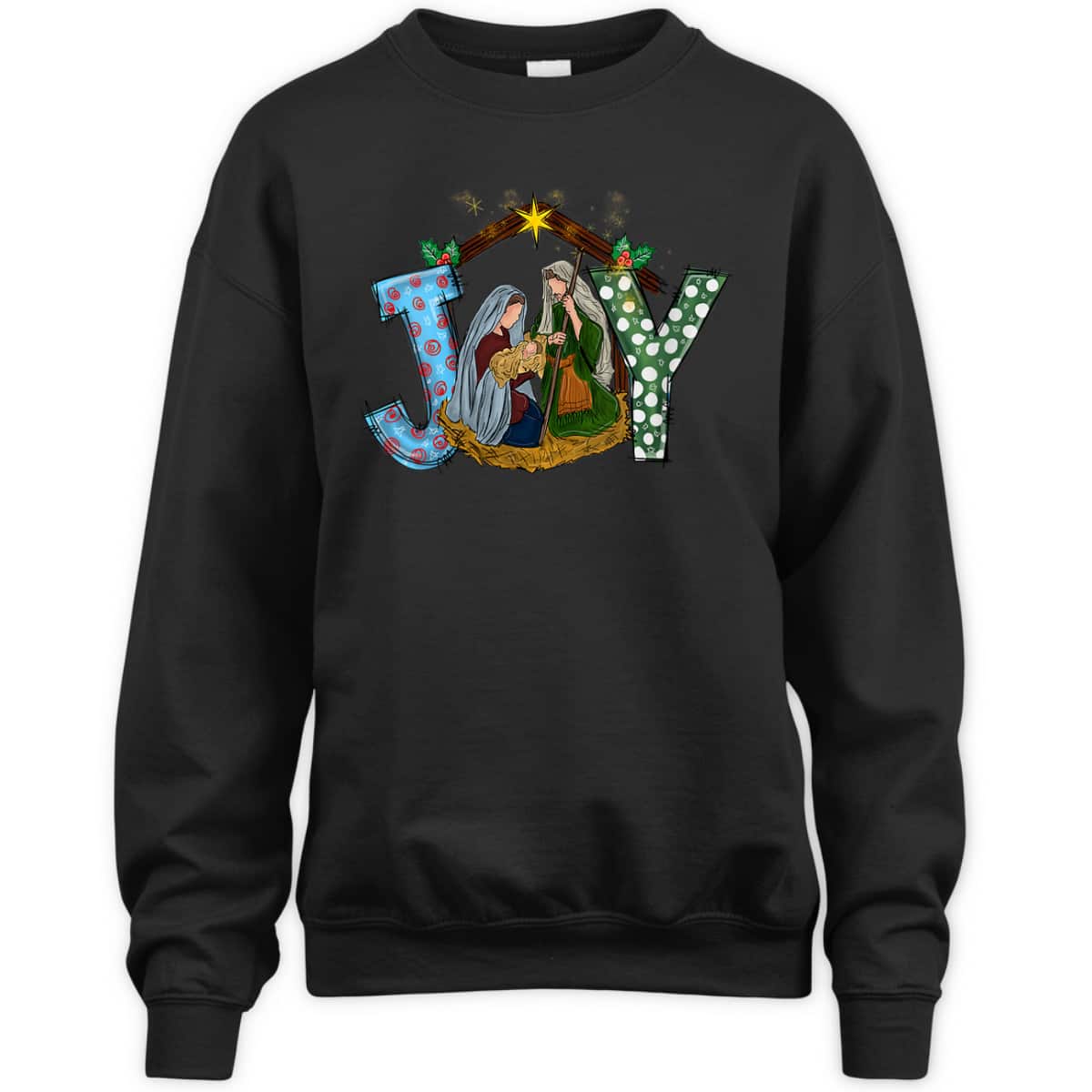 Christmas Joy Baby Jesus Religious Nativity Christian Xmas T-Shirt Christmas Joy Baby Jesus Religious Nativity Christian Xmas T-Shirt