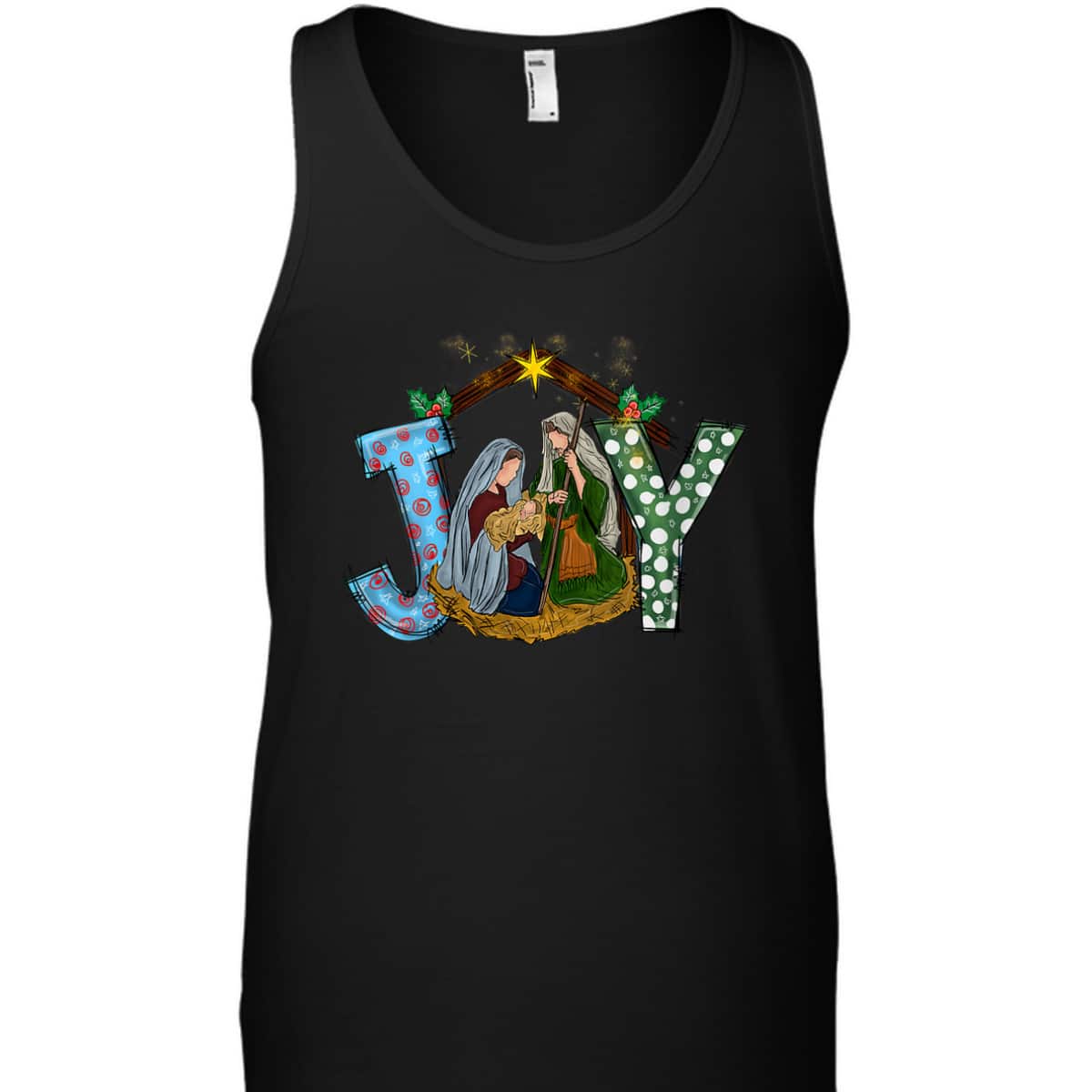 Christmas Joy Baby Jesus Religious Nativity Christian Xmas T-Shirt