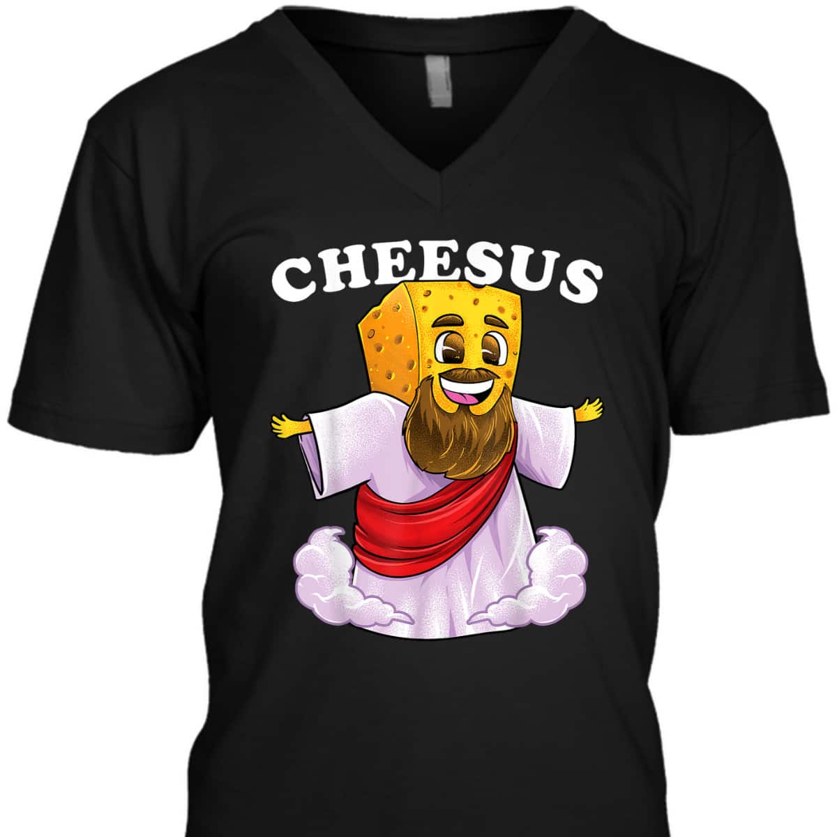 Cheesus Christ Funny Cheese Jesus Christian Pun Christmas T-Shirt Cheesus Christ Funny Cheese Jesus Christian Pun Christmas T-Shirt