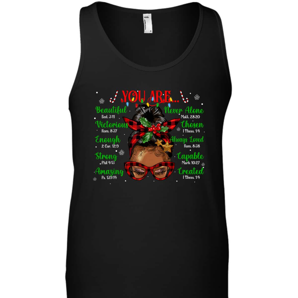African American Black Girl God Say I Am Christmas T-Shirt African American Black Girl God Say I Am Christmas T-Shirt