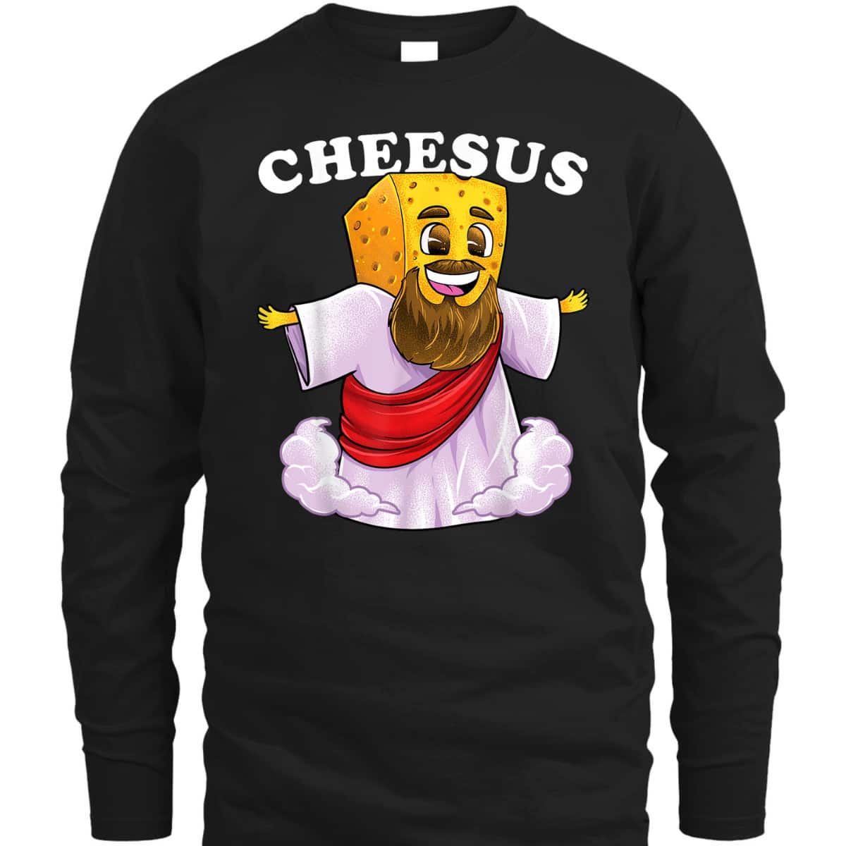 Cheesus Christ Funny Cheese Jesus Christian Pun Christmas T-Shirt Cheesus Christ Funny Cheese Jesus Christian Pun Christmas T-Shirt