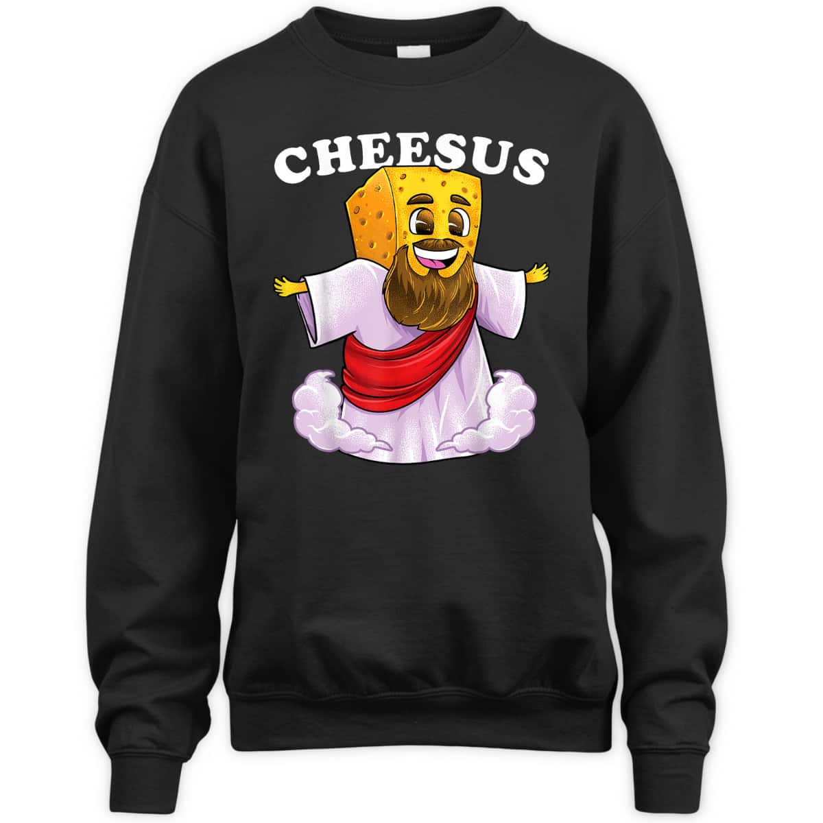 Cheesus Christ Funny Cheese Jesus Christian Pun Christmas T-Shirt Cheesus Christ Funny Cheese Jesus Christian Pun Christmas T-Shirt