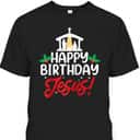 Christmas Happy Birthday Jesus Christian Religious T-Shirt