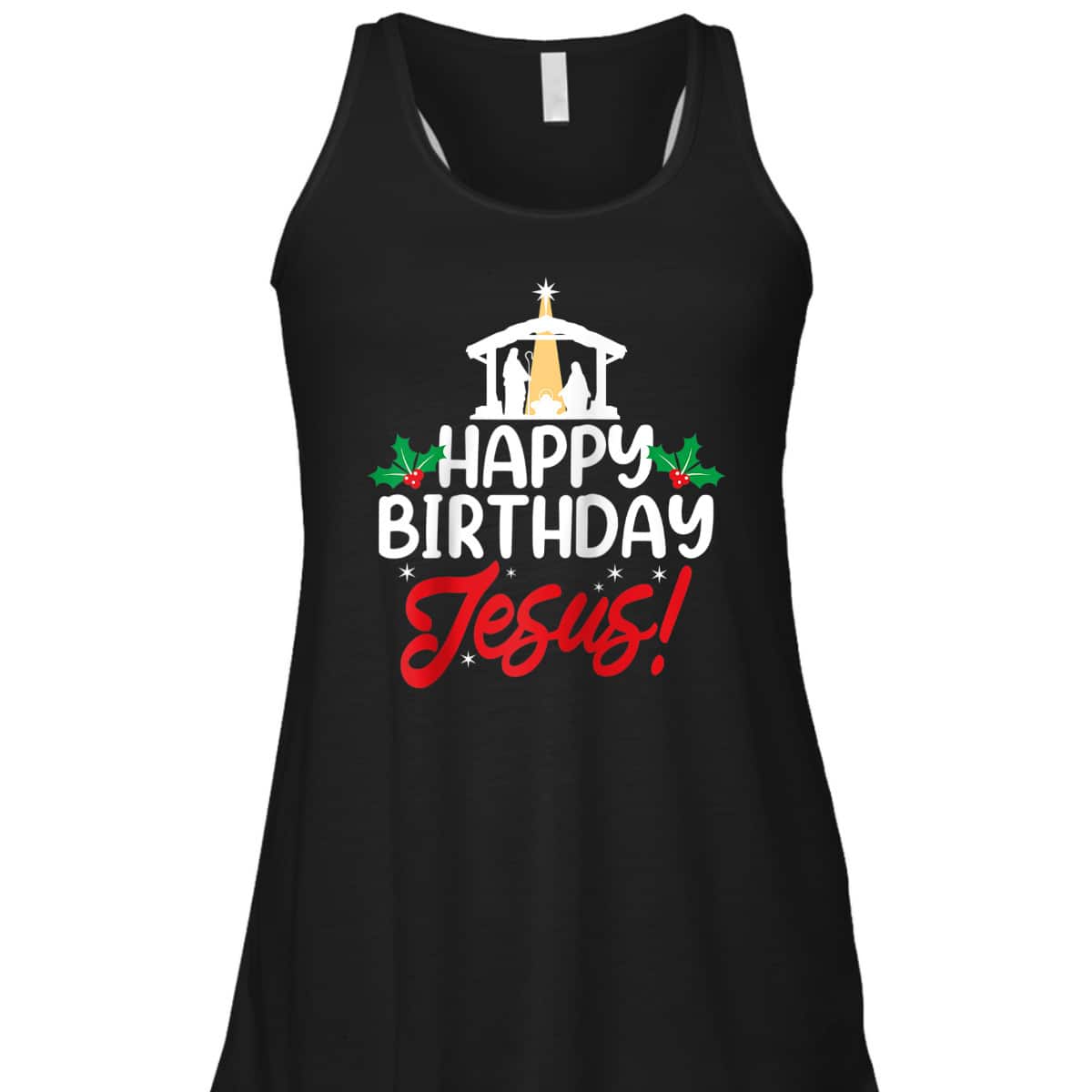 Christmas Happy Birthday Jesus Christian Religious T-Shirt Christmas Happy Birthday Jesus Christian Religious T-Shirt