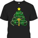 Christian Christmas Merry Christmas Cross T-Shirt Christian Christmas Merry Christmas Cross T-Shirt
