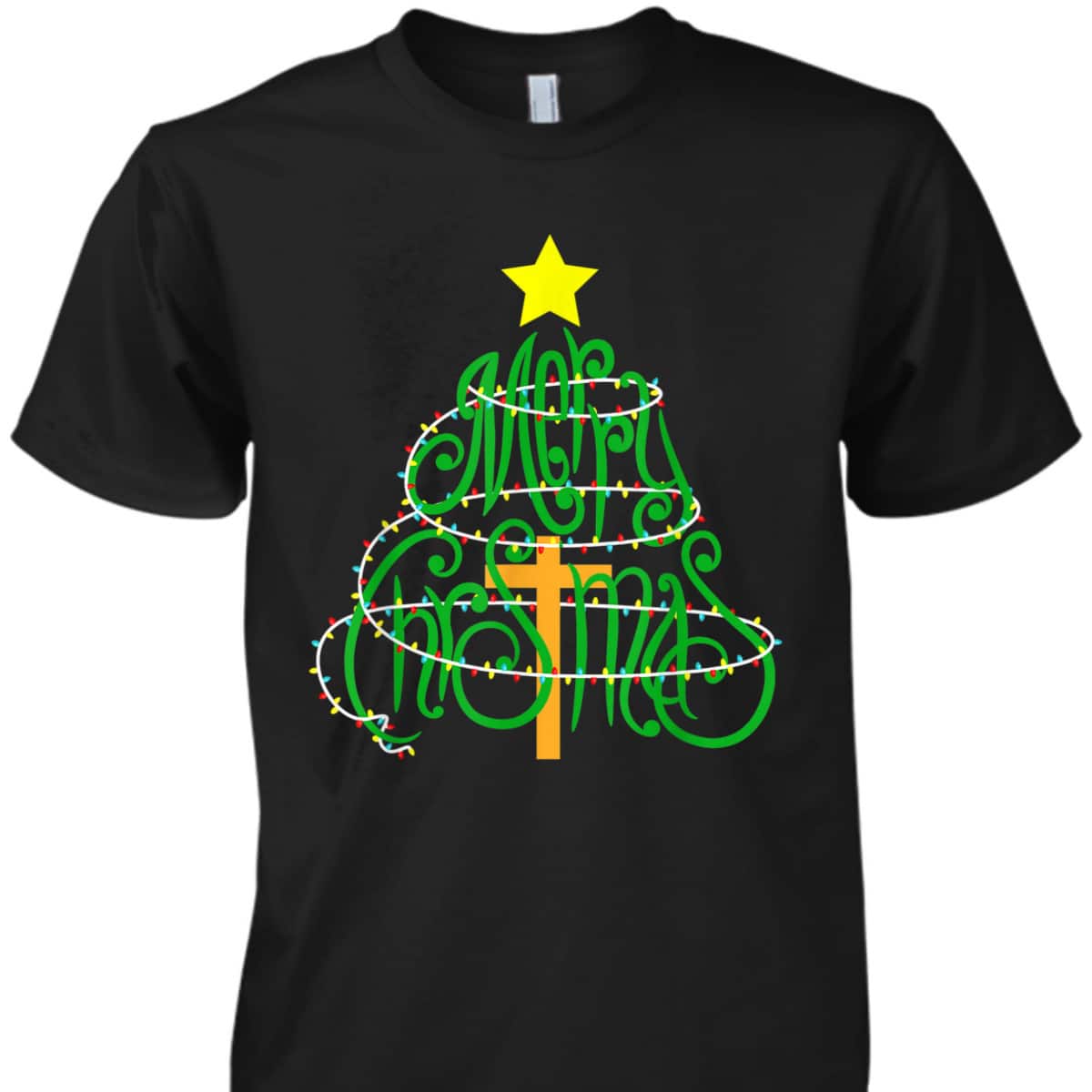 Christian Christmas Merry Christmas Cross T-Shirt