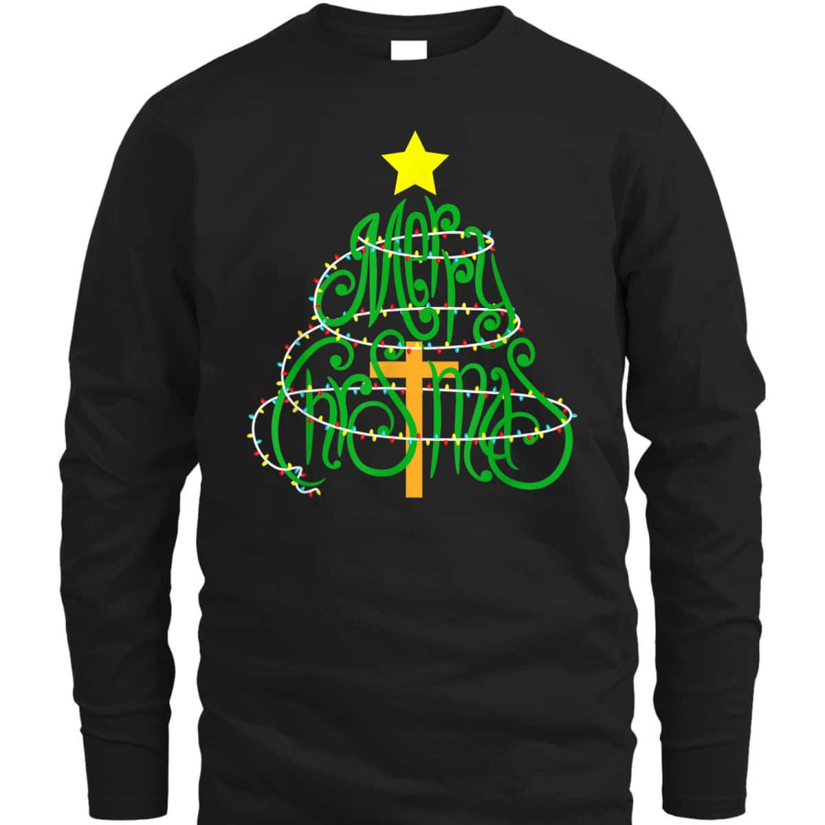 Christian Christmas Merry Christmas Cross T-Shirt