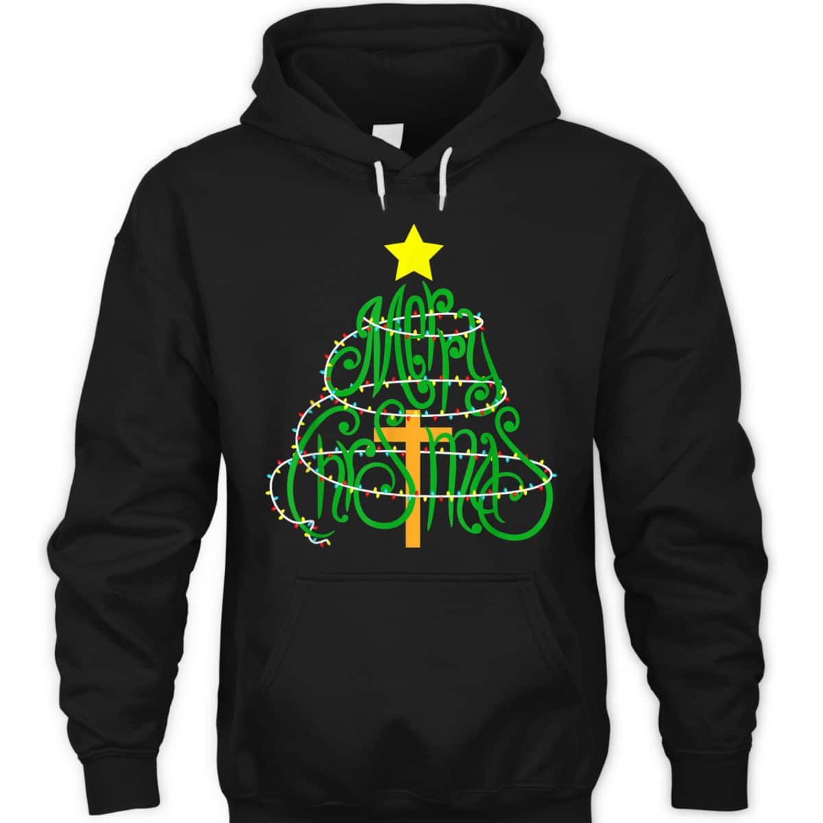 Christian Christmas Merry Christmas Cross T-Shirt Christian Christmas Merry Christmas Cross T-Shirt