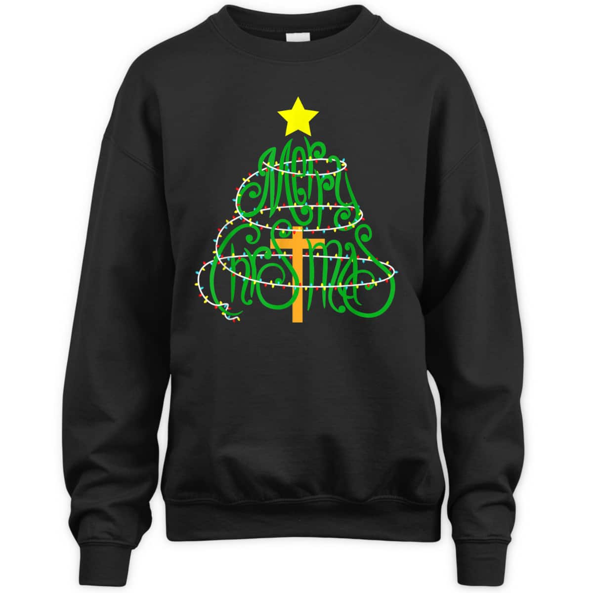 Christian Christmas Merry Christmas Cross T-Shirt