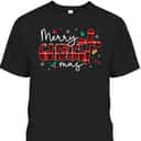 Merry Christmas Christian Cross Buffalo Plaid Pajamas T-Shirt Merry Christmas Christian Cross Buffalo Plaid Pajamas T-Shirt