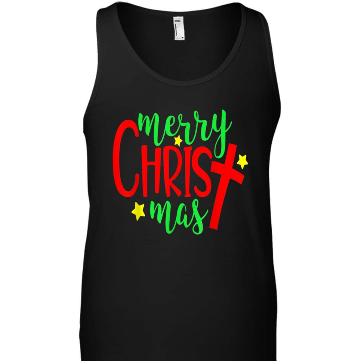 Merry Christmas-Christmas Christian Cross T-Shirt
