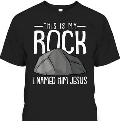 This Is My Rock Christmas Religious Faith Christian X-Mas T-Shirt