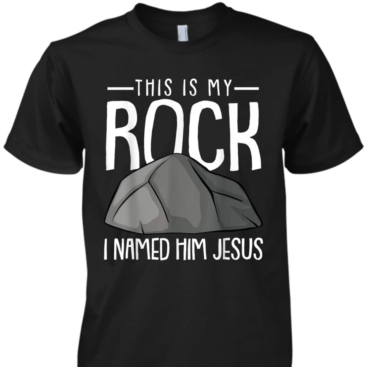 This Is My Rock Christmas Religious Faith Christian X-Mas T-Shirt