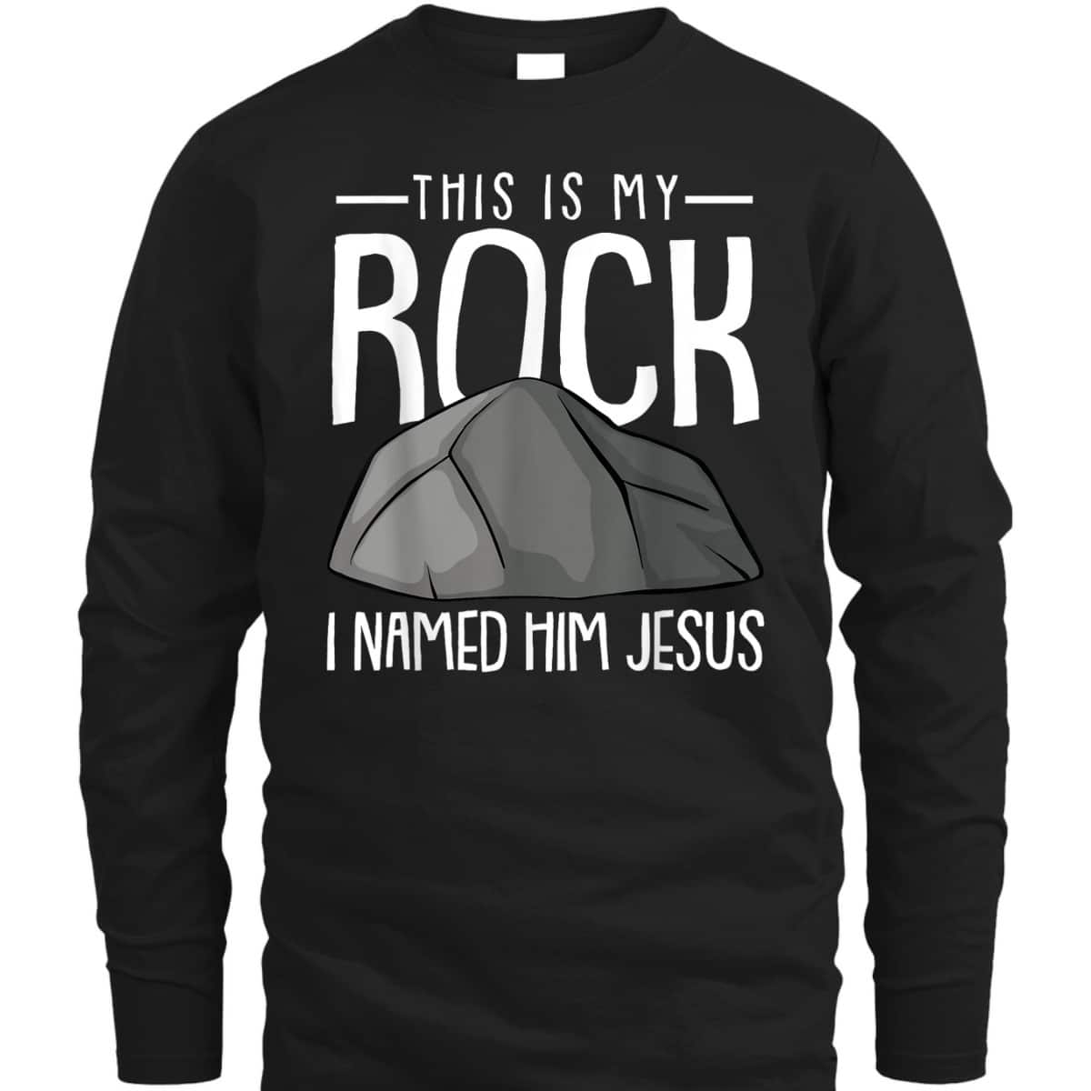 This Is My Rock Christmas Religious Faith Christian X-Mas T-Shirt