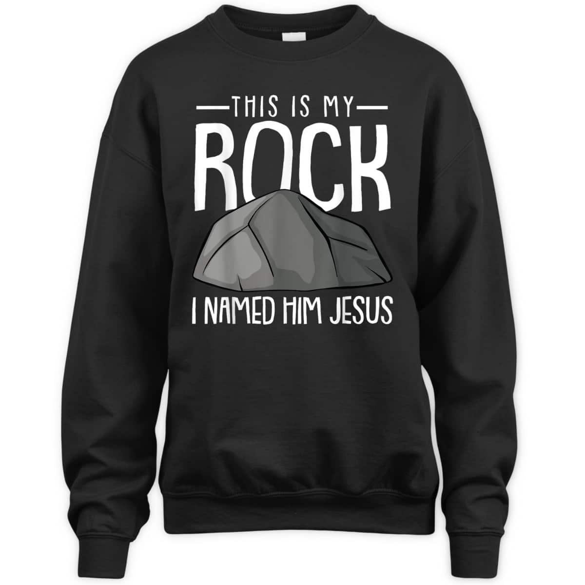 This Is My Rock Christmas Religious Faith Christian X-Mas T-Shirt