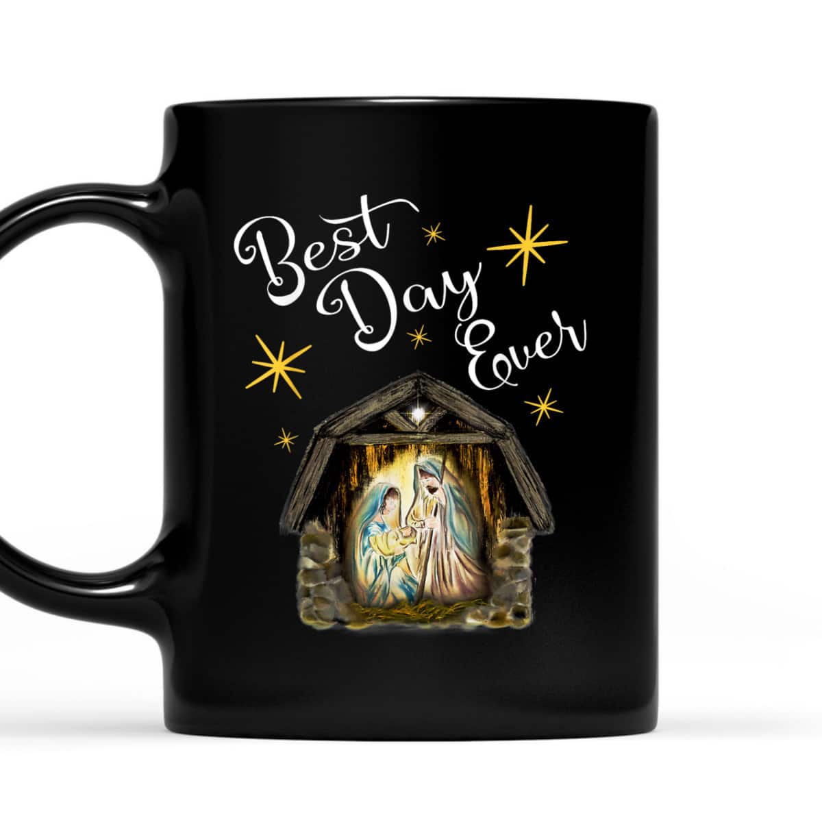 Christmas Nativity Jesus Best Day Ever Christian T-Shirt