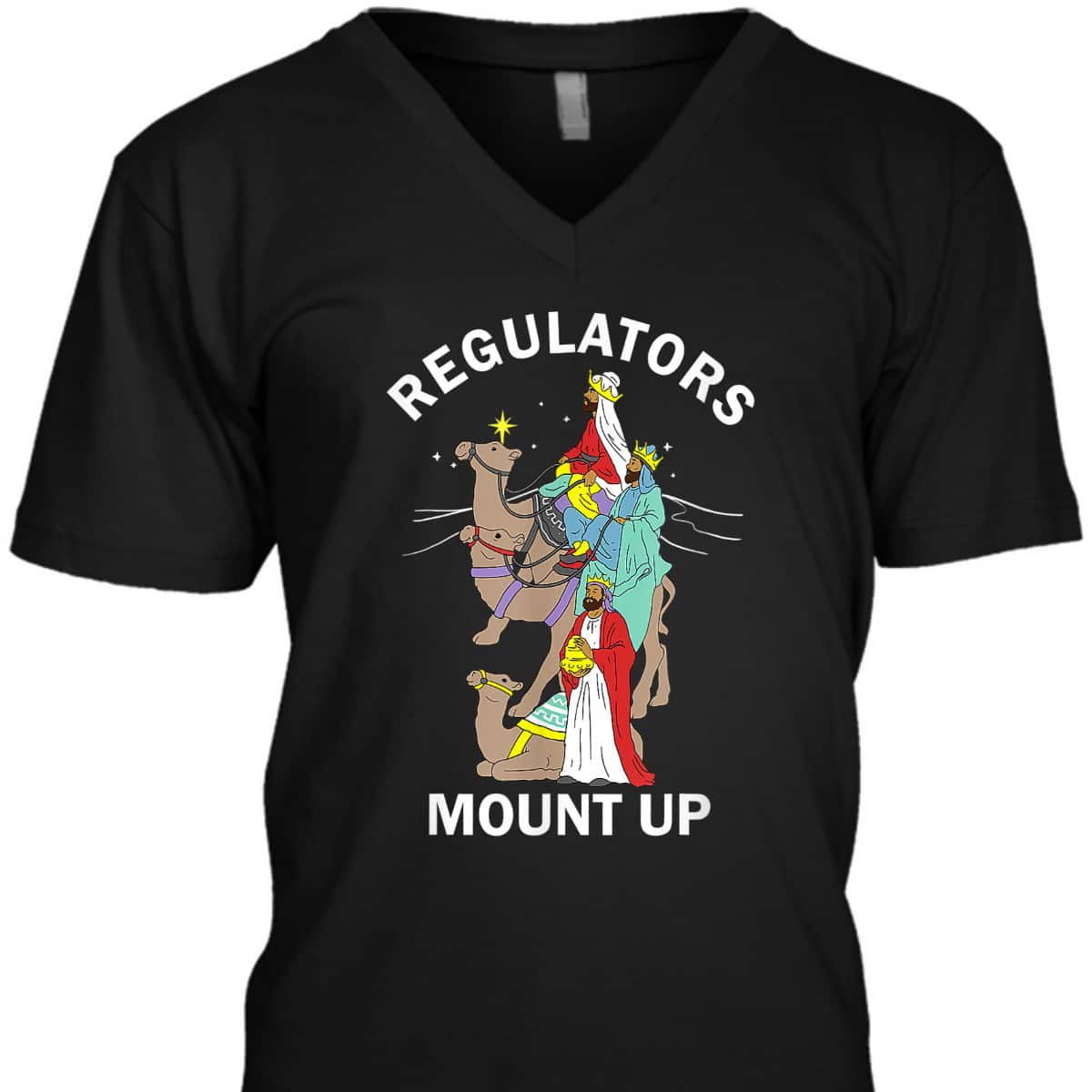 Christian Wise Men Regulators Mount Up Christmas T-Shirt