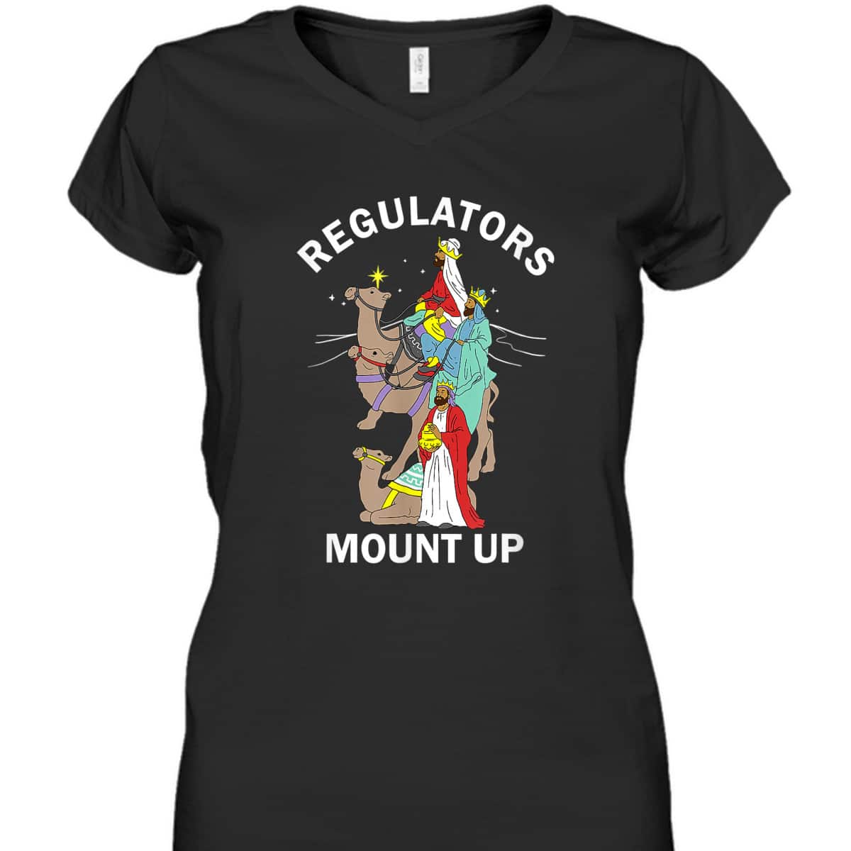 Christian Wise Men Regulators Mount Up Christmas T-Shirt
