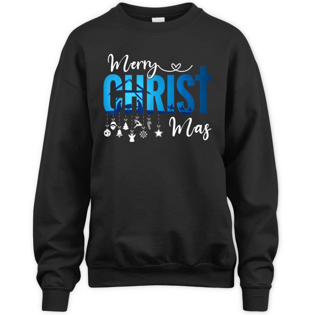 Merry Christ-Mas Nativity Scene Christian Faith Christmas Holiday T-Shirt Merry Christ-Mas Nativity Scene Christian Faith Christmas Holiday T-Shirt
