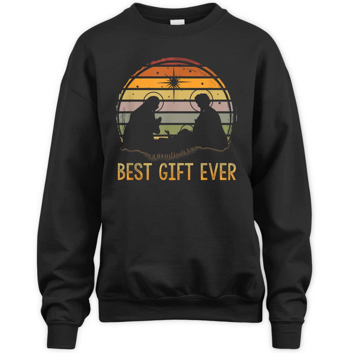 Best-Gift Ever Christmas Cool Jesus Nativity Scene Christian T-Shirt
