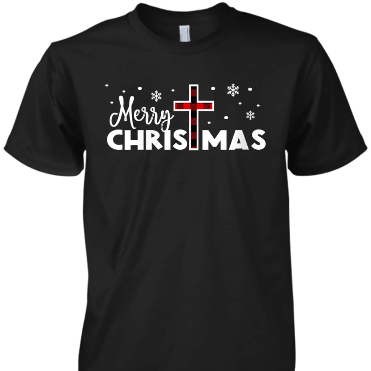 Merry Christmas Jesus Christ Religious Christian T-Shirt