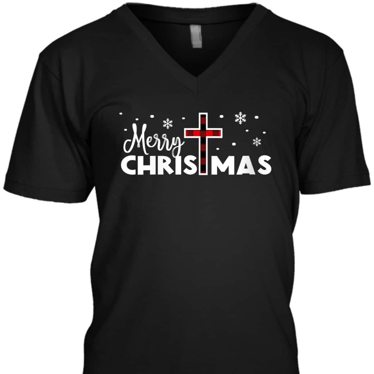 Merry Christmas Jesus Christ Religious Christian T-Shirt