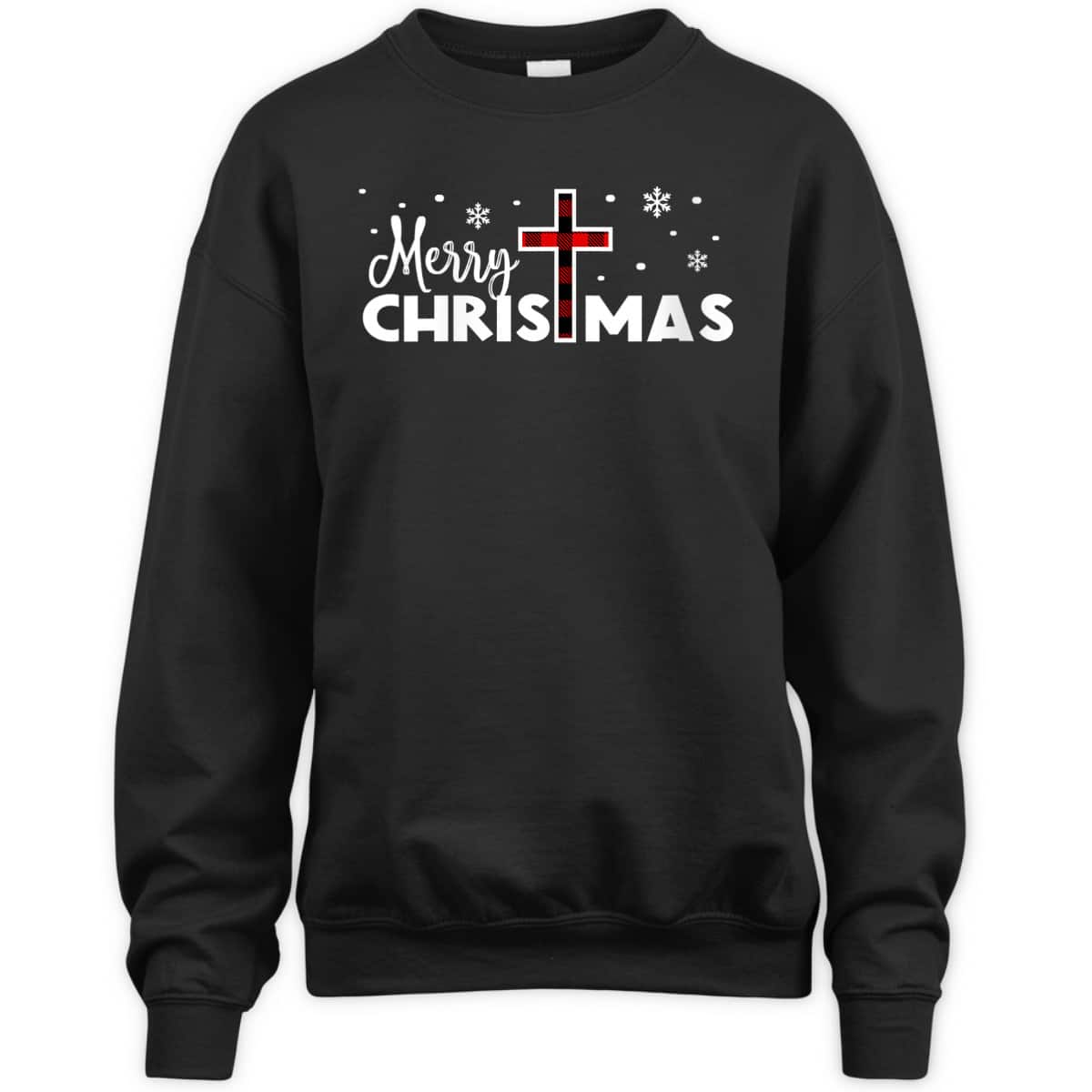 Merry Christmas Jesus Christ Religious Christian T-Shirt