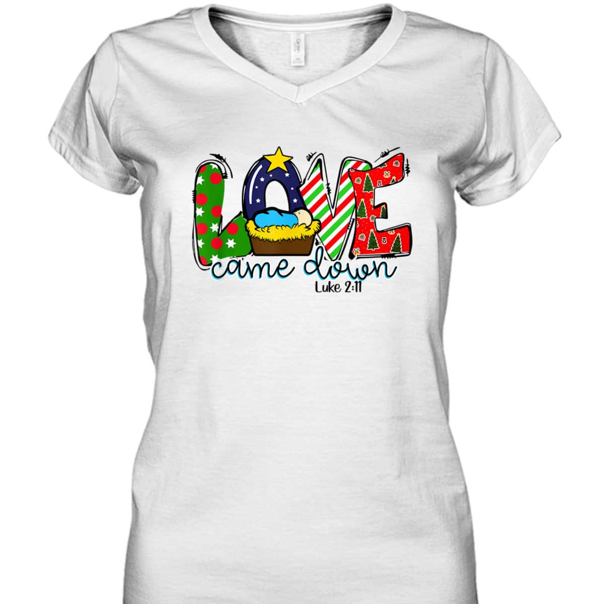 Love Really Came Down Christian Christmas Xmas God Lover T-Shirt Love Really Came Down Christian Christmas Xmas God Lover T-Shirt