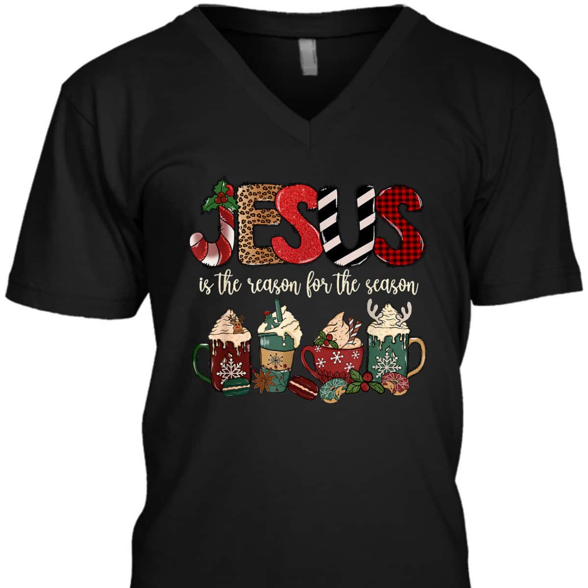 Jesus Is The Reason For The Season For Christmas Christian T-Shirt