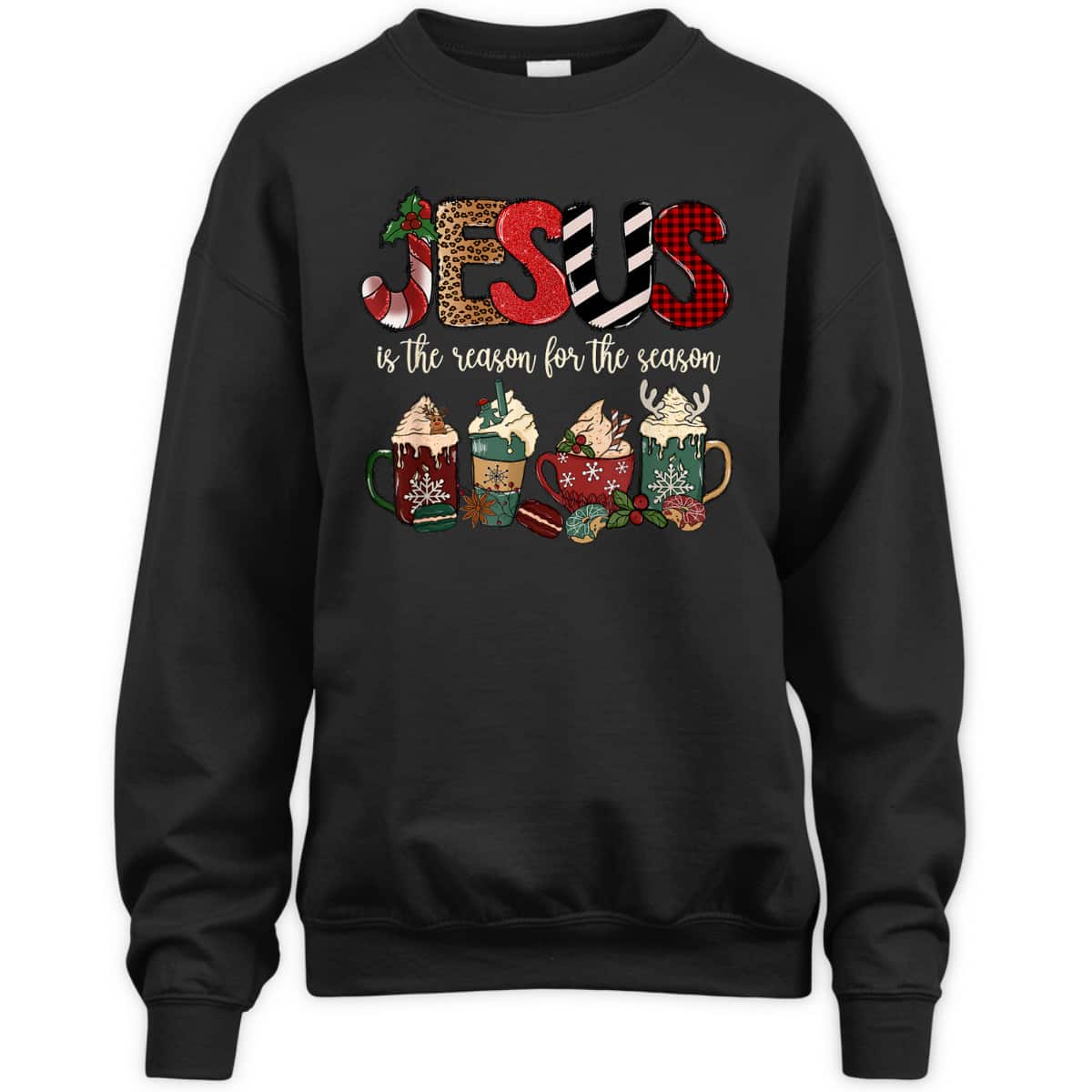 Jesus Is The Reason For The Season For Christmas Christian T-Shirt Jesus Is The Reason For The Season For Christmas Christian T-Shirt