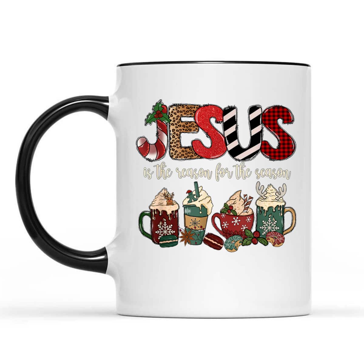 Jesus Is The Reason For The Season For Christmas Christian T-Shirt Jesus Is The Reason For The Season For Christmas Christian T-Shirt