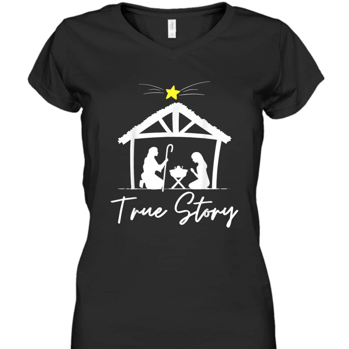 True Story Christmas Jesus Nativity Christian T-Shirt