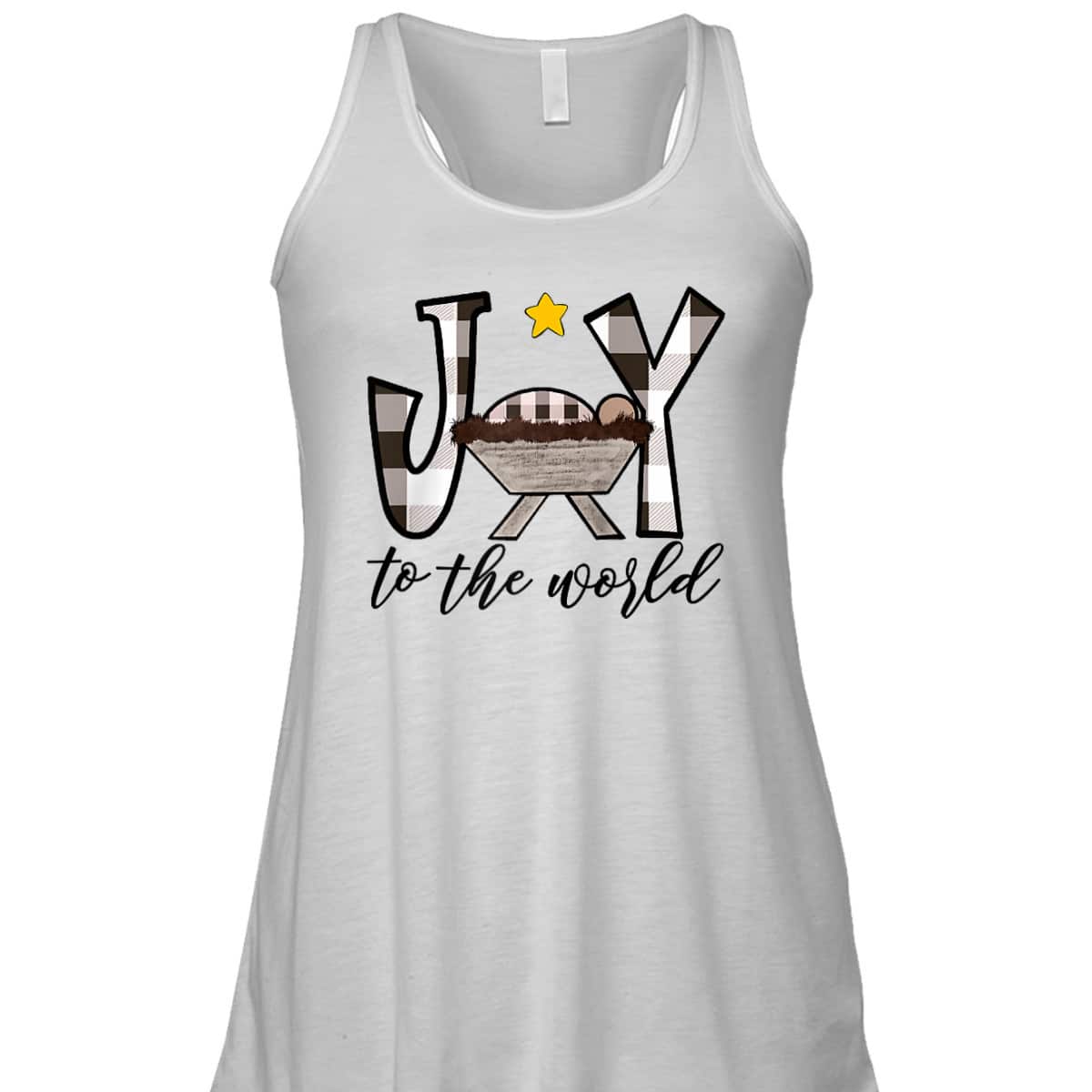 Joy To The World Baby Jesus In The Manger Christmas T-Shirt
