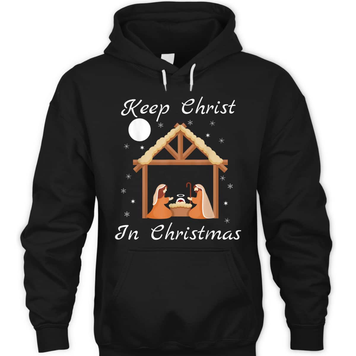 Keep Christ In Christmas Funny Jesus Christian Merry Xmas T-Shirt