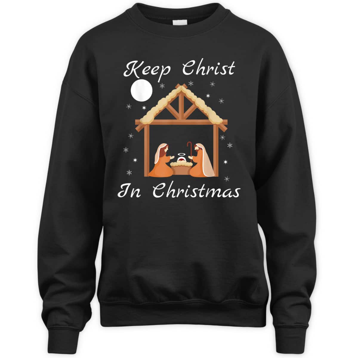 Keep Christ In Christmas Funny Jesus Christian Merry Xmas T-Shirt