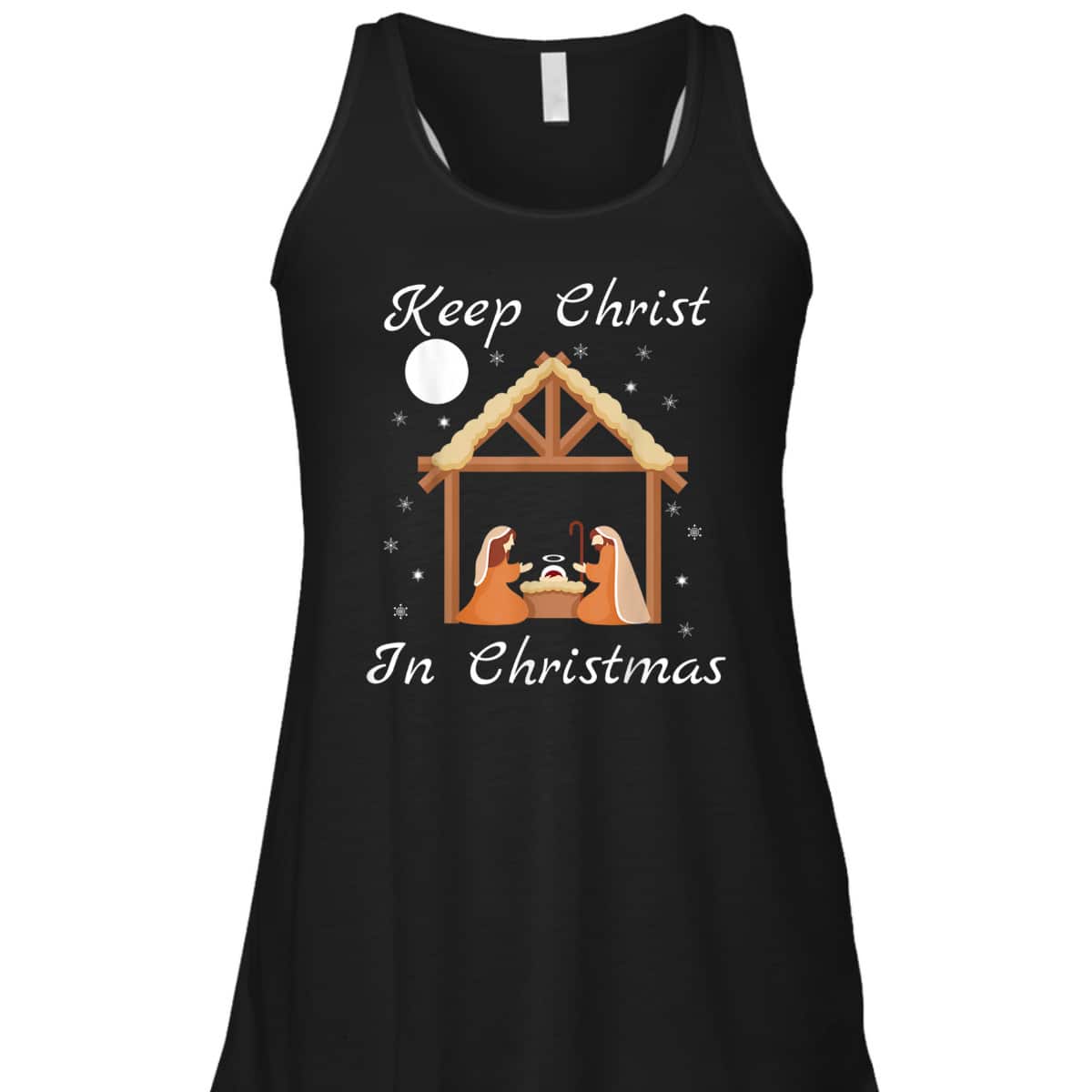 Keep Christ In Christmas Funny Jesus Christian Merry Xmas T-Shirt