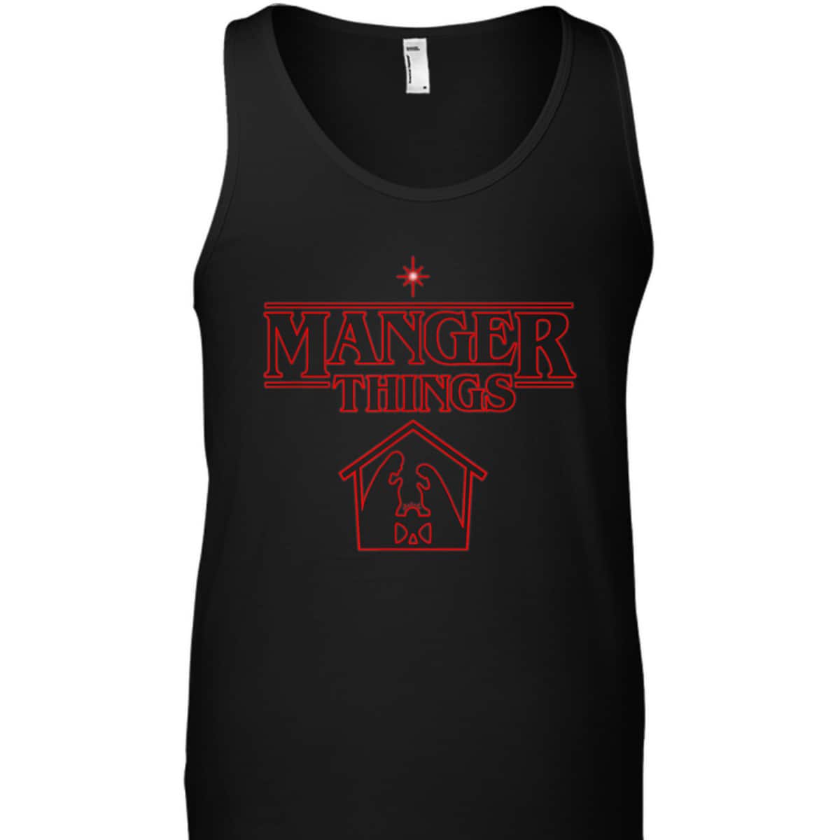 Manger Things Christmas Faith T-Shirt Religious Gift Manger Things Christmas Faith T-Shirt Religious Gift