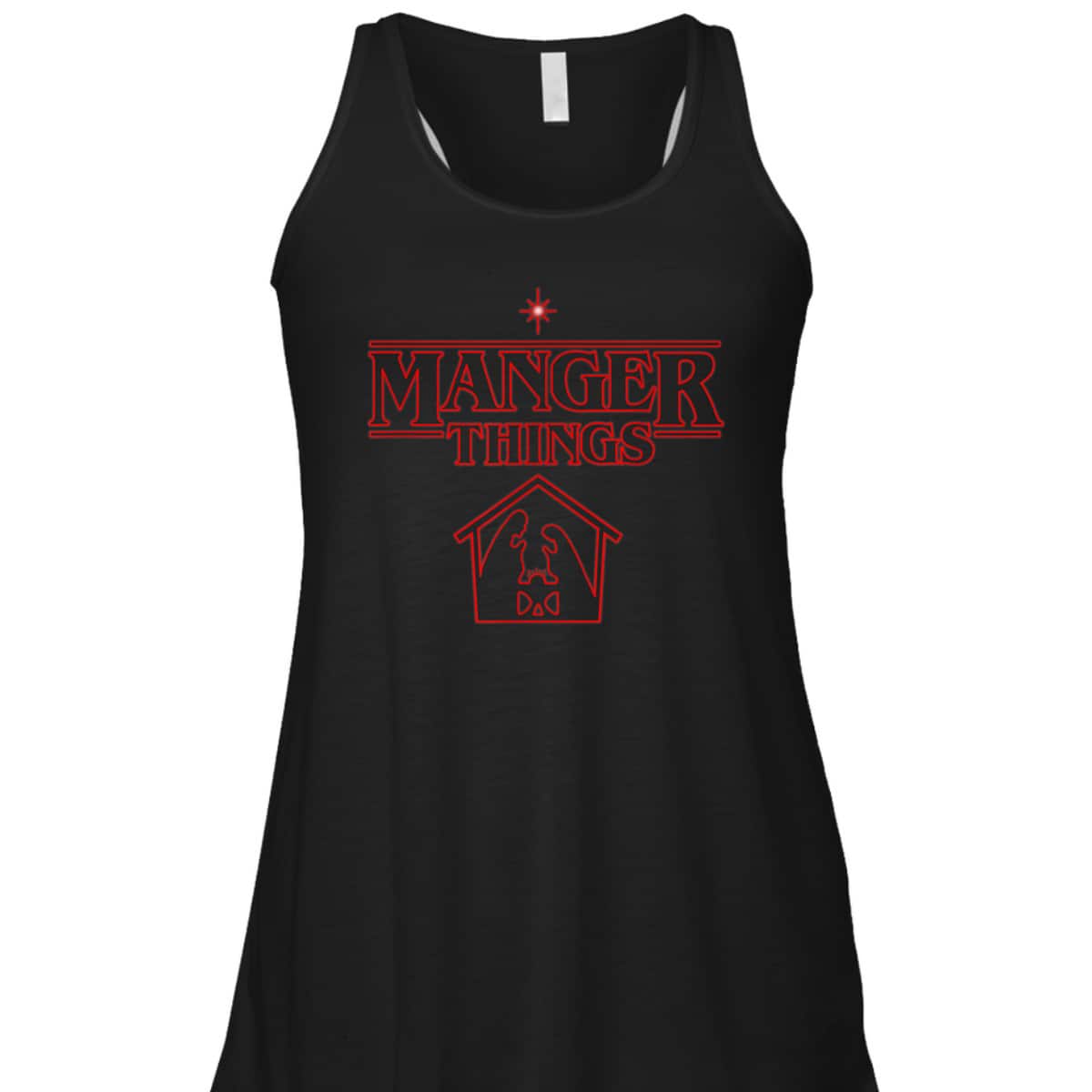 Manger Things Christmas Faith T-Shirt Religious Gift Manger Things Christmas Faith T-Shirt Religious Gift