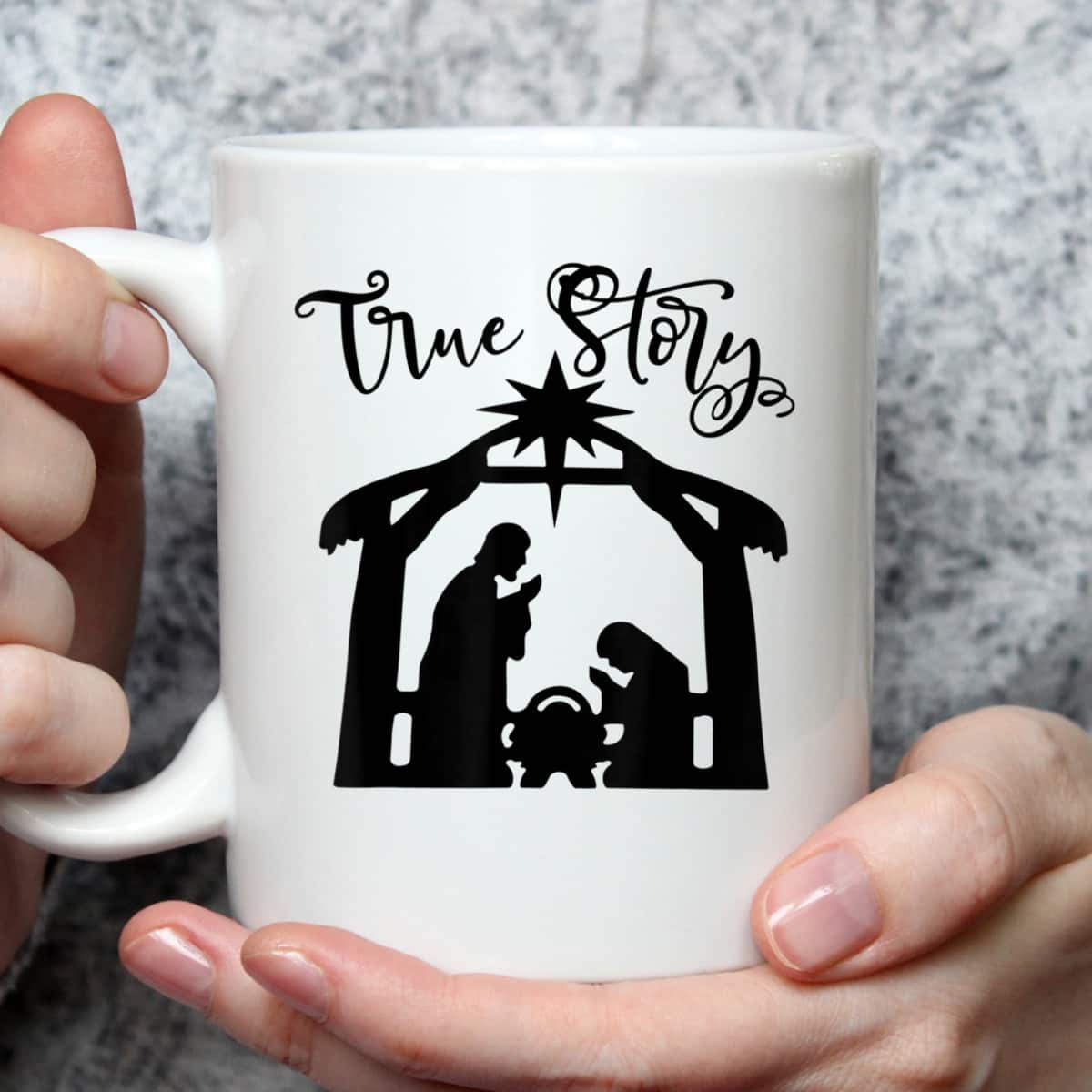Religious Christian The Birth Of Jesus Christ Christmas True Story T-Shirt