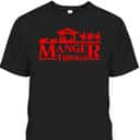 Christmas Sci Fi Manger Things Christian Nativity T-Shirt