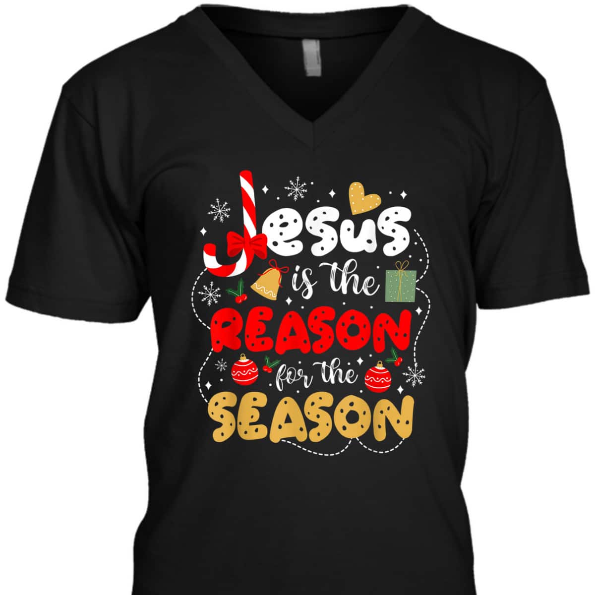 Christian Jesus Is The Reason For The Season Christmas Gifts T-Shirt Christian Jesus Is The Reason For The Season Christmas Gifts T-Shirt