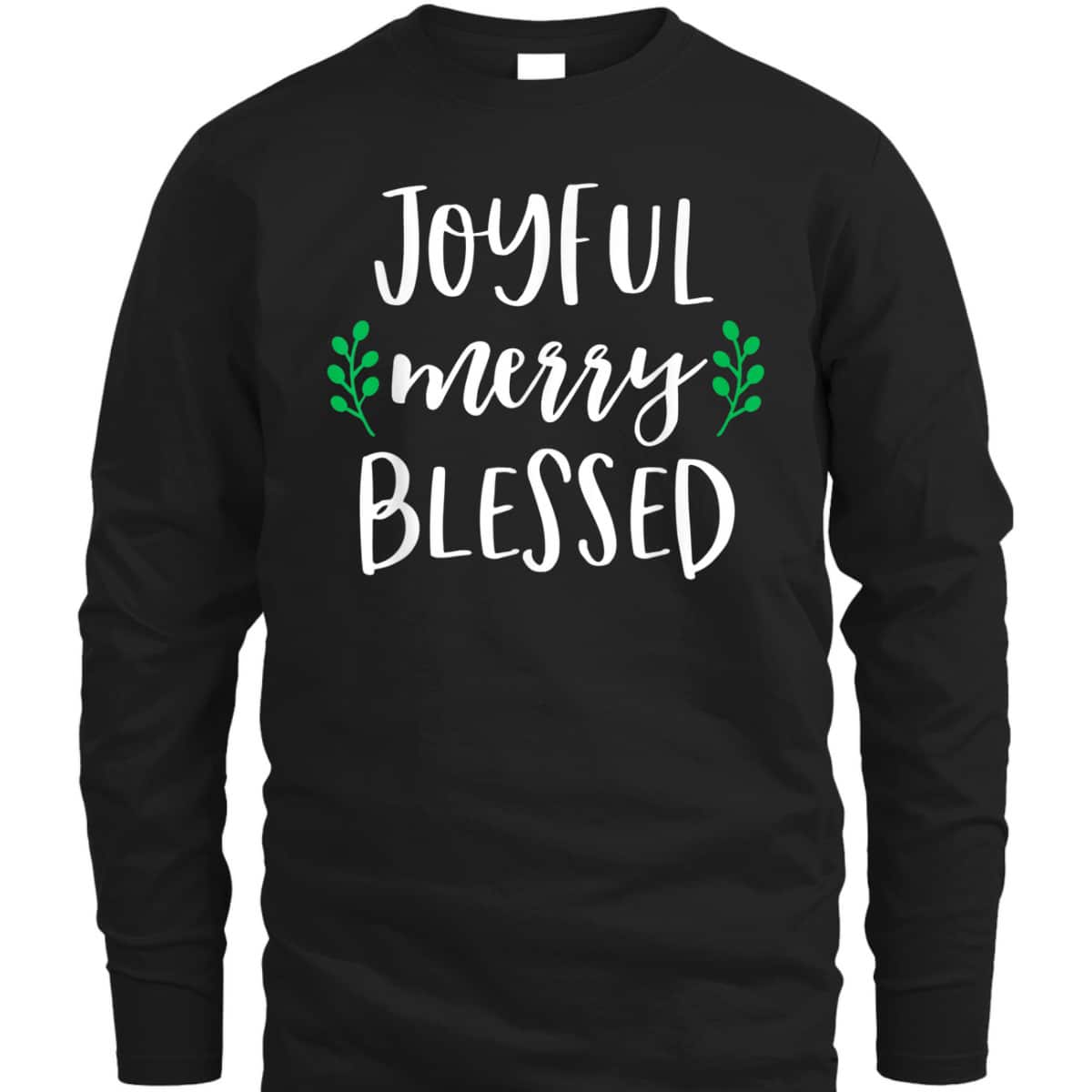 Cute Christmas Girls Joyful Merry Blessed XMas Christian T-Shirt