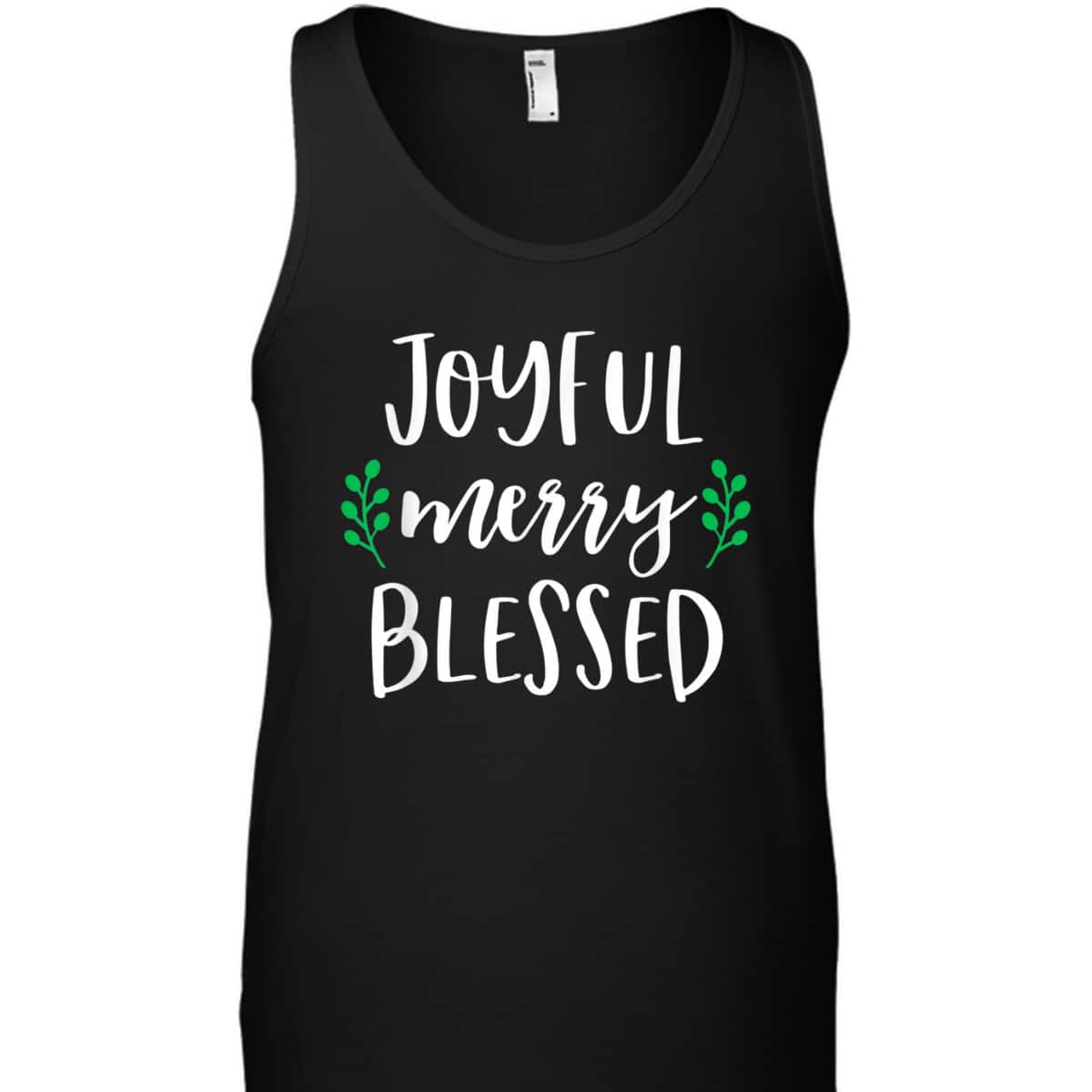 Cute Christmas Girls Joyful Merry Blessed XMas Christian T-Shirt