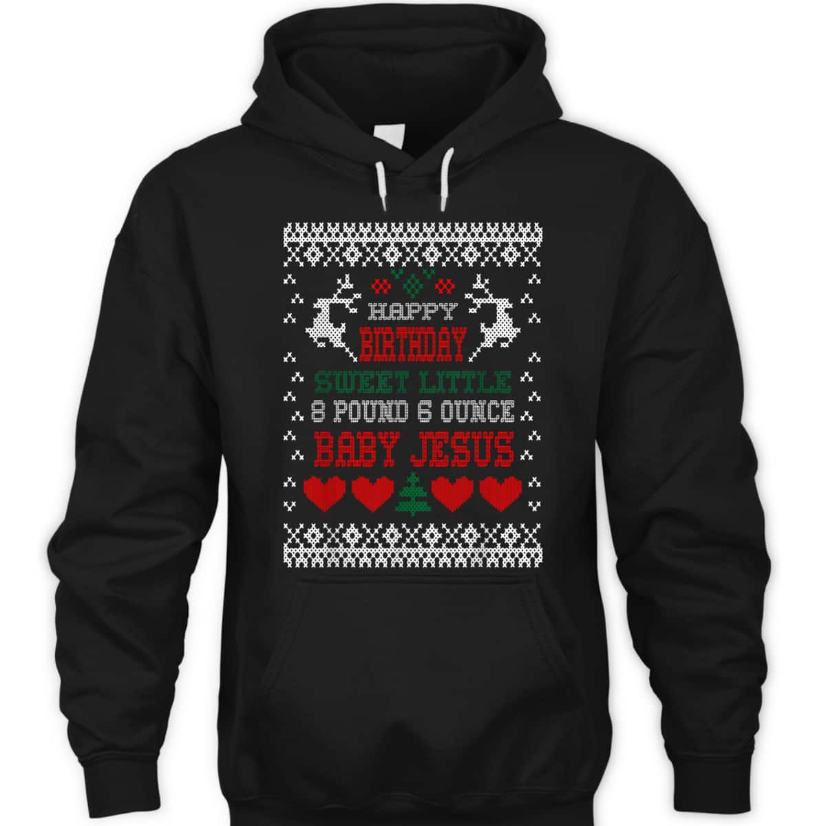 Happy Birthday 8 Pound 6 Ounce Baby Jesus Christmas T-Shirt Happy Birthday 8 Pound 6 Ounce Baby Jesus Christmas T-Shirt