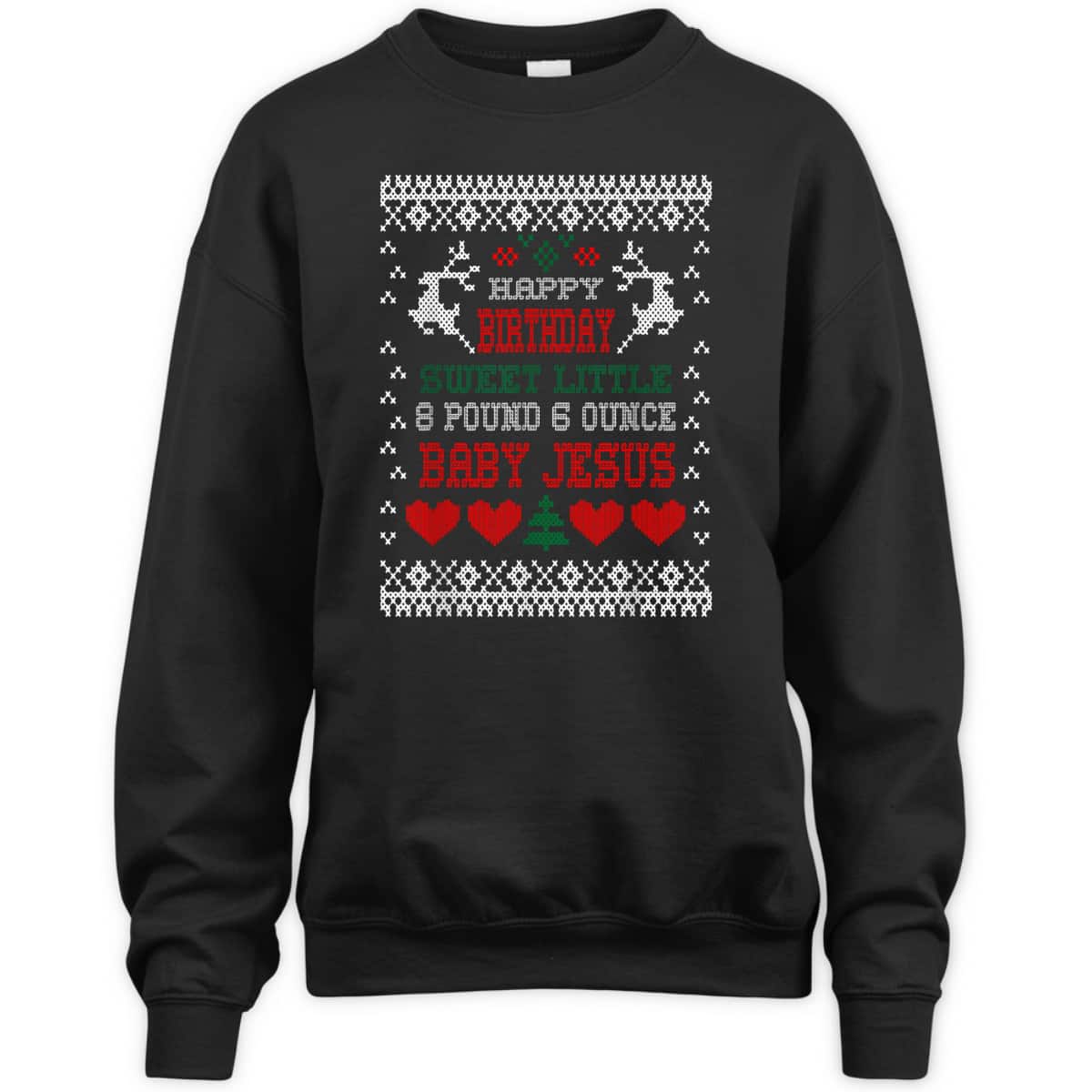 Happy Birthday 8 Pound 6 Ounce Baby Jesus Christmas T-Shirt